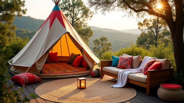 Optimiser le confort avec des accessoires tipi créatifs